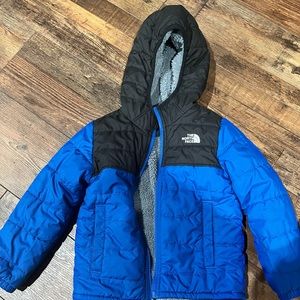 North Face boy reversible coat